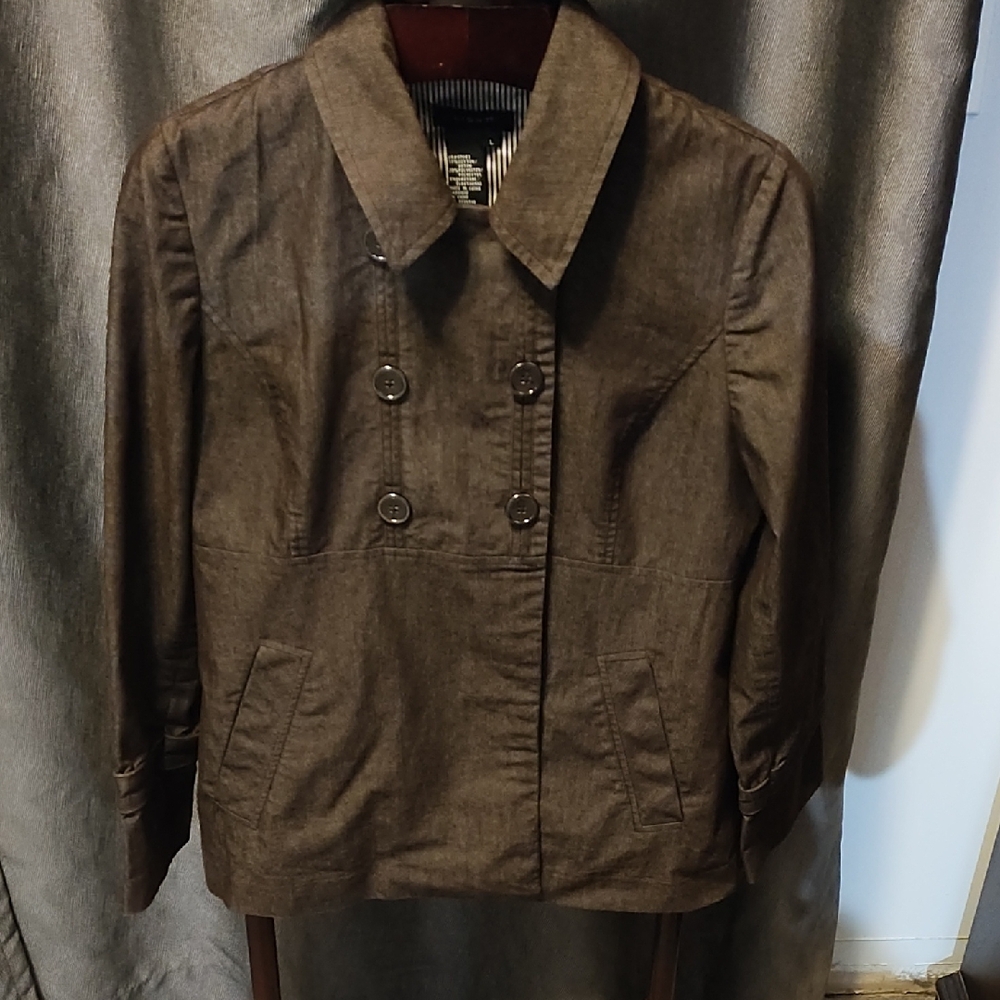 Elegant Double-Breasted Pea Coat